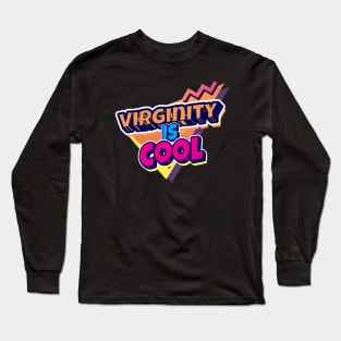 vintage virginity is cool Long Sleeve T-Shirt